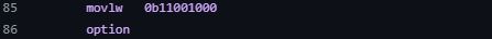 Set OPTION